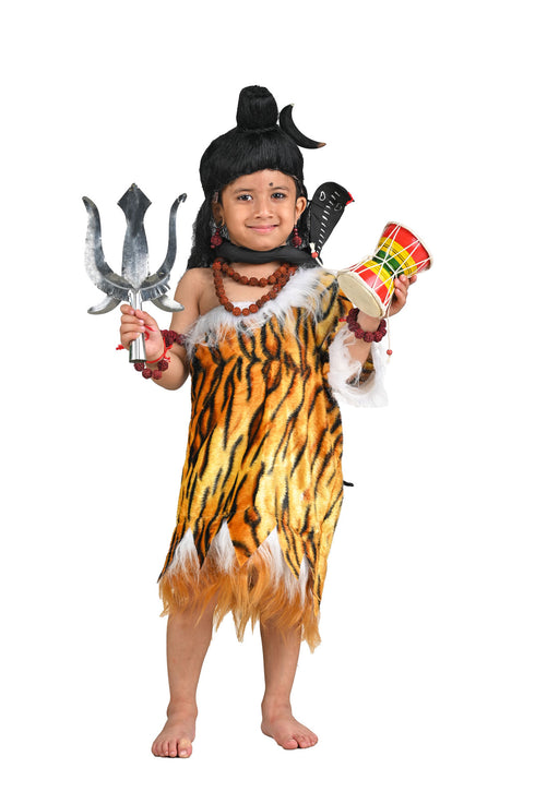BookMyCostume Lord Shiva Shankar Bhagwan Hindu God Kids & Adults Fancy Dress Costume - Premium